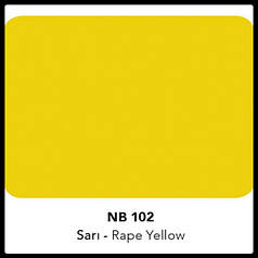 Алюмінієві композитні панелі Naturalbond 5 мм NB 102 Rape Yellow