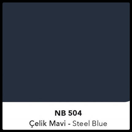 Алюмінієві композитні панелі Naturalbond 5 мм NB 504 Steel blue, фото 1