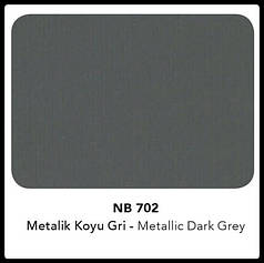 Алюмінієві композитні панелі Naturalbond 5 мм NB 702 Metallic Dark Grey