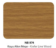 Алюмінієві композитні панелі Naturalbond 5 мм NB 874 kiefer wood line