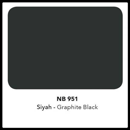 Алюмінієві композитні панелі Naturalbond 5 мм NB 951 Graphite black, фото 1