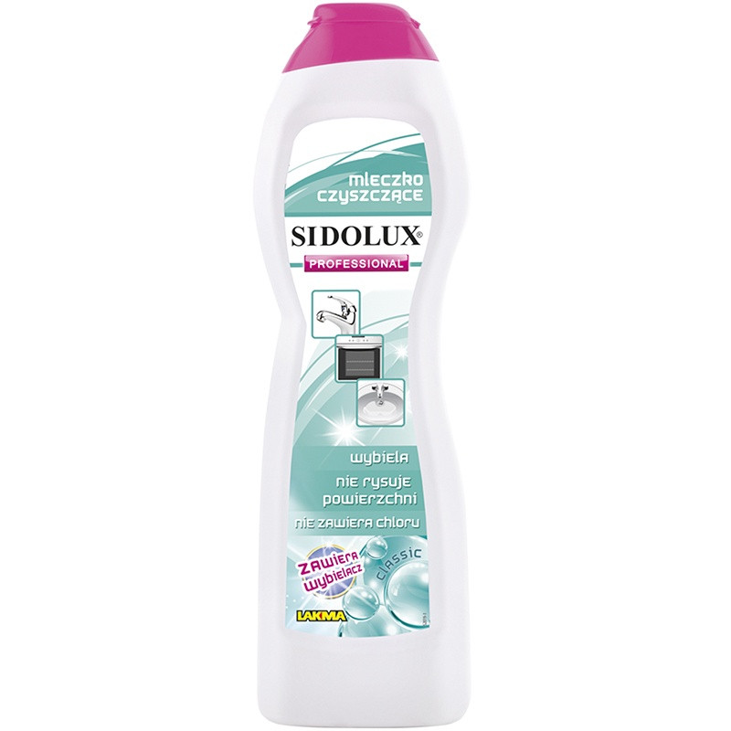 Молочко для чищення, універсальний засіб для чищення Sidolux Professional, 0.5 л