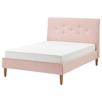 IKEA IDANÄS Каркас кровати с обивкой, Gunnared бледно-розовый (204.589.36)