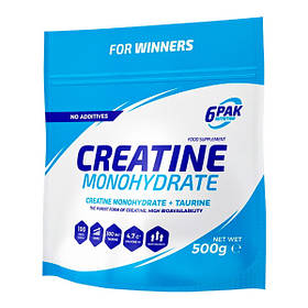 Креатин 6PAK Nutrition Monohydrate Creatine, 500 грам