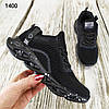 Чорні підліткові текстильні кросівки Meekone, фото 7