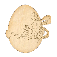 Заготовка для декорирования FDZ-163. ПАСХАЛЬНОЕ ЯЙЦО-1