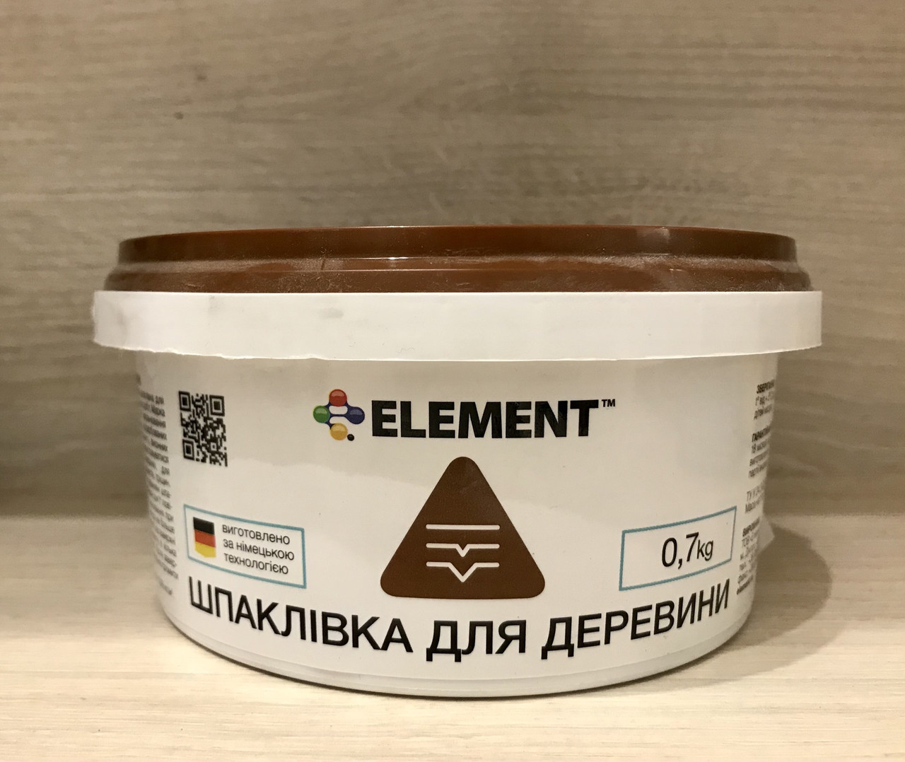 Шпаклевка для дерева ELEMENT белая - 0,7 кг., цена 67 грн — Prom.ua (ID ...