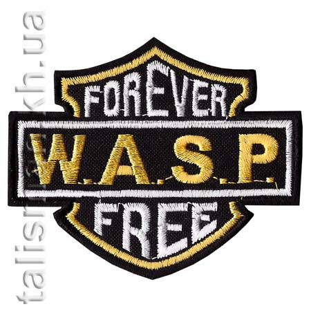 Нашивка W.A.S.P. 2 Forever Free, фото 1