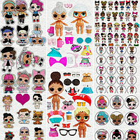 Фетр с рисунком принтом Кукла Лол