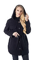 Жіноча кашемірова куртка-пальто великих розмірів