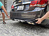 Дифузор Chevrolet Cruze 2009-2015 Sedan ABS пластик, структурний, хром, фото 4