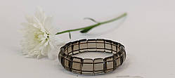 Браслет із натурального каменю Раухтопаз