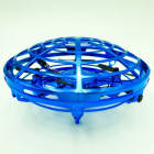 Квадрокоптер міні "Літальна тарілка" UFO з Led-підсвіткою анти зіткнення НЛО Синій, фото 3