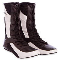 Взуття для боксу боксерки шкіряні Rival 3310 розмір 36 Black-White