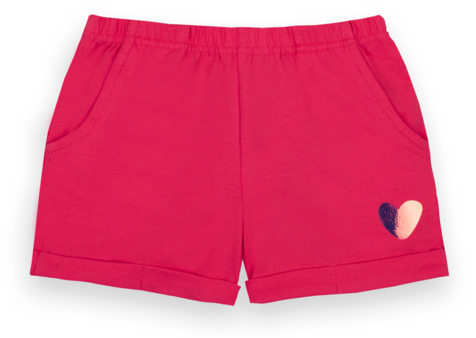 Шорти дитячі для дівчинки GABBI SH-21-7-1/1 Біг дрім Малиновий на зріст 104 (12649)