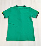 Зелена футболка-поло для хлопчиків зріст 146,164 Лакоста, фото 2