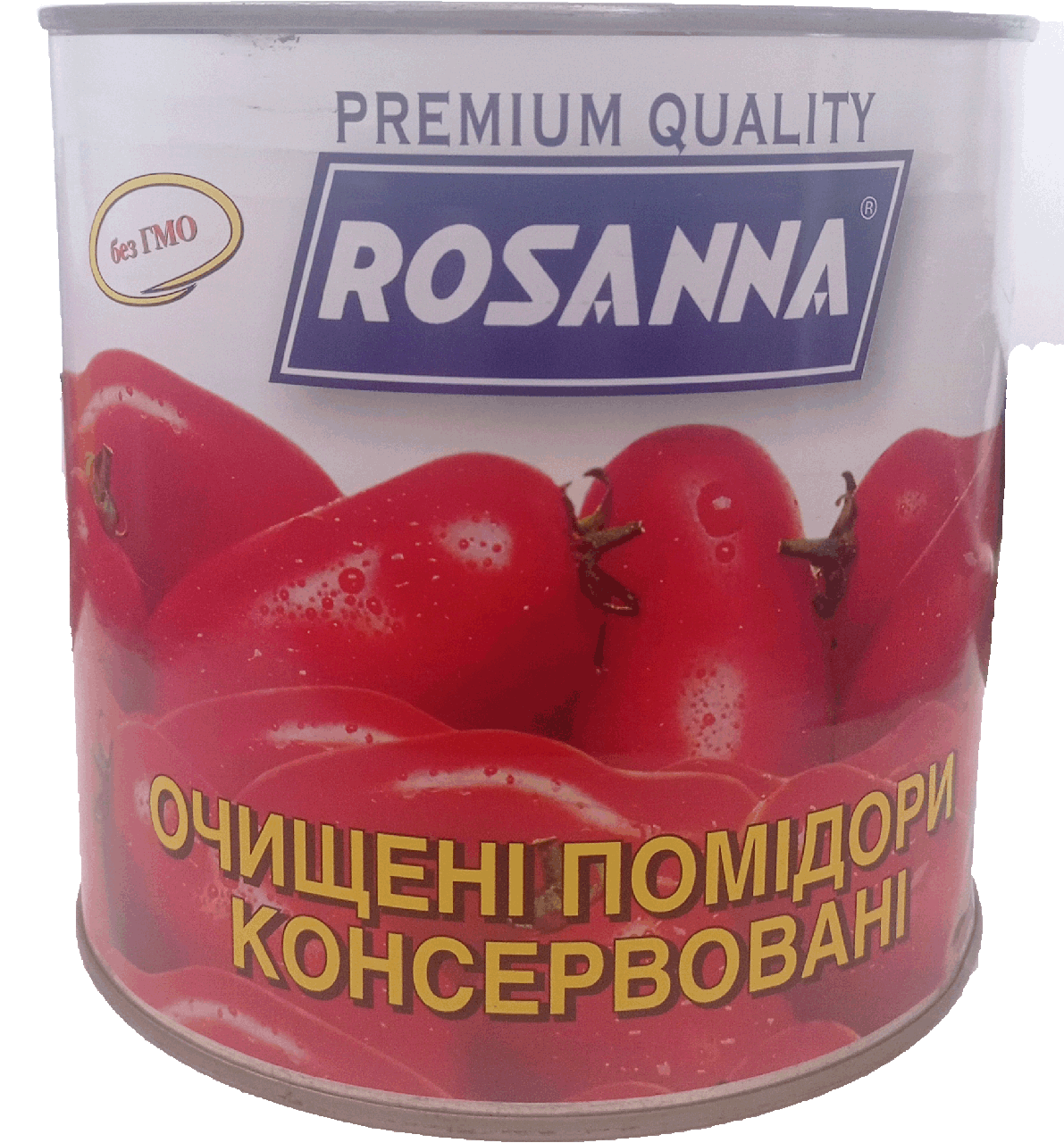 Томаты очищенные (пелати) в собственном соку 2,5 кг Pomodori Pelati ТМ Rosanna, Италия - фото 1 - id-p1381311188