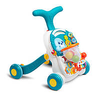 Ходунки-каталка игровой развивающий столик 2 в 1 Caretero Spark