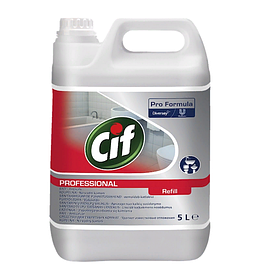 Засіб для чищення поверхонь ванної кімнати та сантехніки від мильних бульбашок Cif Professional 2in1 5 л.