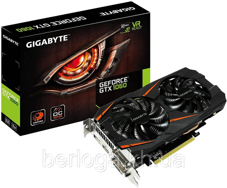 GIGABYTE GeForce GTX 1060 WINDFORCE OC 3G (GV-N1060WF2OC-3GD