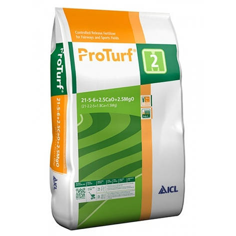 Комплексне мінеральне добриво ProTurf NPK 21+5+6+2,5CaO + 2,5MgO, (2 місяці), 25 кг, ICL, фото 2