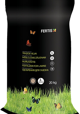 Добриво весняне для газону NPK 17-6-11 (20 кг), FERTIS