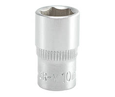 Головка торцева шестигранна 1/4" 10 мм YATO коротка 25 мм