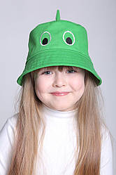 Літня бавовняна дитяча панама Акула зелений Babasik