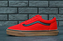 Чоловічі кеди Vans Old Skool Racing Red Black (Gum) VN0A38G1MLP, фото 5