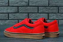 Чоловічі кеди Vans Old Skool Racing Red Black (Gum) VN0A38G1MLP, фото 6