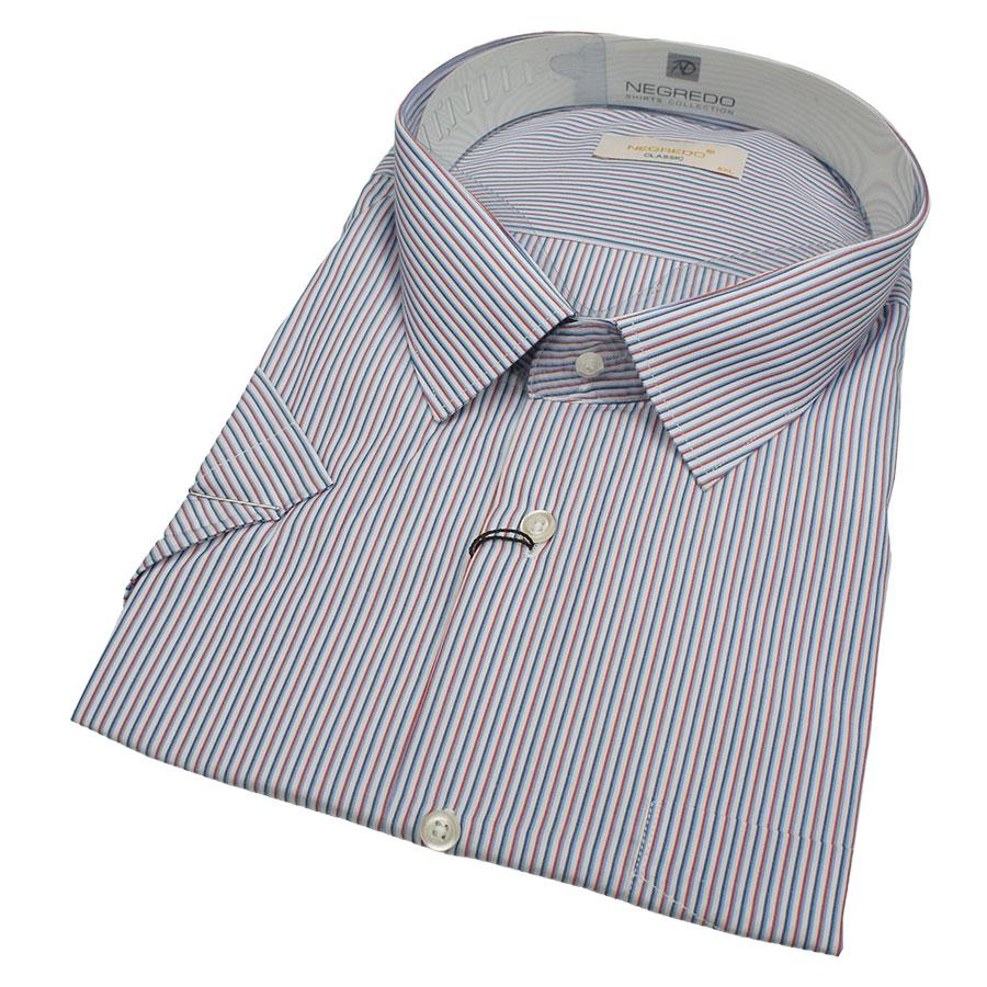 Стильна чоловіча сорочка з коротким рукавом Negredo 560 BKC 01