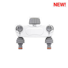 Розподільник з 2 кранами на кран 1" або 3/4", 
SOLID, WHITE LINE, на карті, WL-3032K