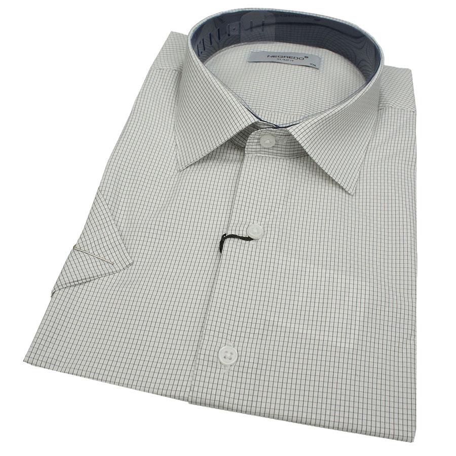 Світла чоловіча сорочка Negredo 530 NKS 04 з коротким рукавом, фото 1