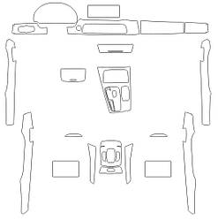 Комплект викройок для салону BMW 7 2011