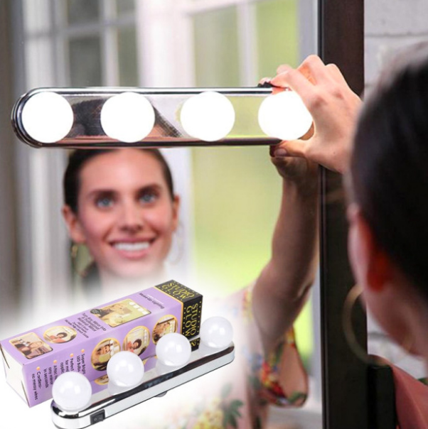 Підсвічування на дзеркало для макіяжу, Studio Glow, бездротовий світильник для дзеркала, фото 1