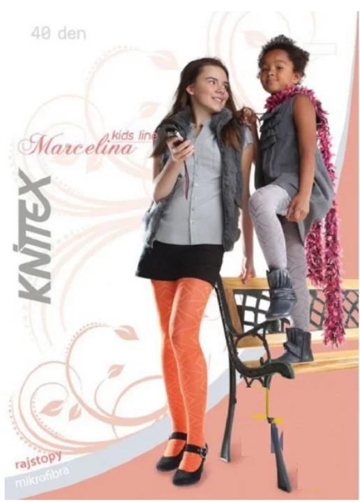 Колготки 40 den Knitex Marcelina 134-140 фіол