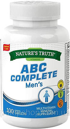 Чоловічі вітаміни Nature's Truth ABC Complete Men's Multi 100 капс., фото 1
