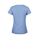 Стильна жіноча футболка з V-подібним вирізом з екологічно чистої бавовни, фото 7