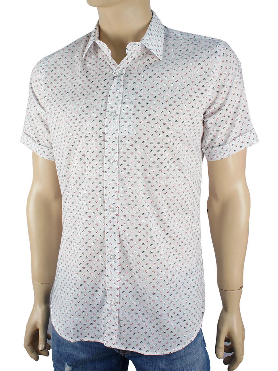 Чоловіча турецька сорочка Negredo 0295 NK 01 білого кольору, фото 1