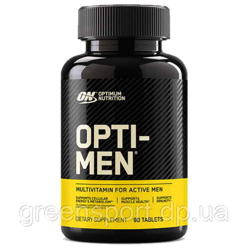 Optimum Nutrition Opti-Men 90 таблеток, комплекс вітамінів та мінералів для чоловіків, антиоксиданти, імунітет