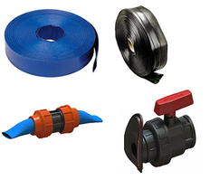 Гнучкий армований шланг і фітинг (Lay Flat )