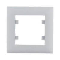 Одномісна рамка Hager Lumina-Intens 1Х (срібляста)