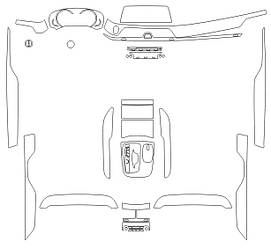 Комплект викройок для салону BMW 7 2017 M-SPORT