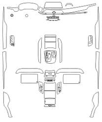 Комплект викройок для салону BMW 7 M-SPORT 2019