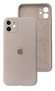 Чохол Silicone case Full Camera Protective для IPhone 12 Lavander лаванда