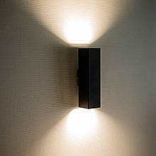 Світильник настінний бра під дві лампи Е27 MSK Electric SQ 2206 квадрат (616014)