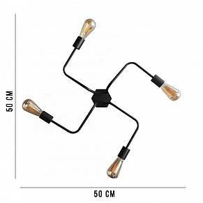 Люстра павук MSK Electric NL 5050/4 (614737), фото 2