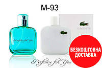 Мужские духи 50 мл / Аналог Eau De L.12.12 Blanc / Эу Дэ Лакост Эль 12.12 Бланк / Лакост