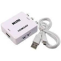 Конвертер AV в HDMI (3гн.RCA (IN) — гн.HDMI (OUT))