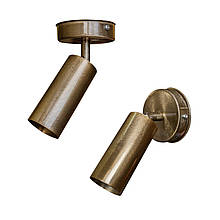 Світильник у стилі лофт з поворотним механізмом MSK Electric NL 1105-1 BN (615222)